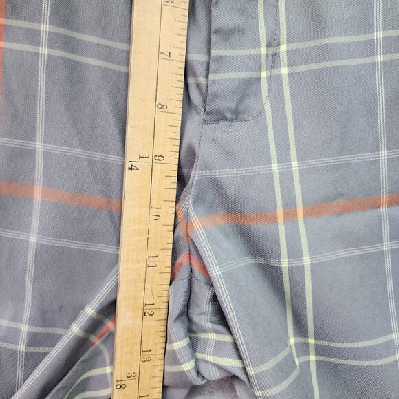 Walter Hagen Golf Shorts Mens SZ 34 34x9 Gray Flat Front Pockets Athletic Dad - Picture 10 of 11